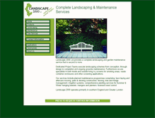 Tablet Screenshot of landscape2000.co.uk
